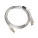 2. Lanberg CA-USBA-12CC-0030-TR Kabel (USB 2.0 M - USB 2.0 Typ BM; 3 m; transparent)