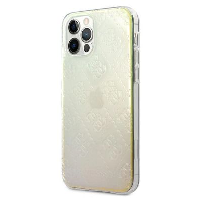 2. Guess GUHCP12M3D4GIRBL iPhone 12/12 Pro 6,1" schillernde/schillernde Hardcase 4G 3D-Musterkollektion