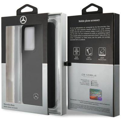 8. Mercedes Silicone Line Case für Samsung Galaxy S21 Ultra - Schwarz