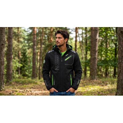 3. Herren-Softshelljacke Geographical Norway ROYAUTE MEN ASS A BS2 056 (WT1804H/GN-BLACK / GREEN)
