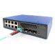 8. Industrieller 8+4 10G SFP Port L2+ Gigabit Ethernet PoE Switch 8 x GE RJ45 + 4 x 10G SFP Port