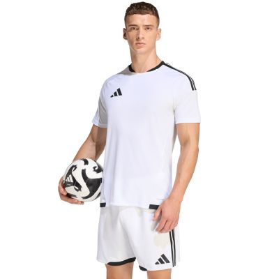 adidas Tiro 26 Wettkampftrikot für Herren, weiß und schwarz KA6167