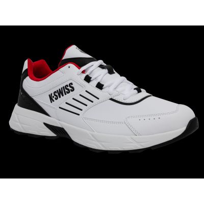2. K-Swiss FARIO LTH WEISS/SCHWARZ/MARS ROT-M Sneaker (04778-122-M)