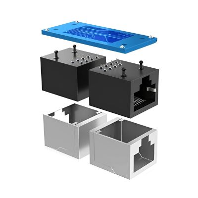 12. Ugreen Network Connector Ethernet RJ45 10 Gbit/s Netzwerkkabelverbinder Schwarz (NW114 20390)