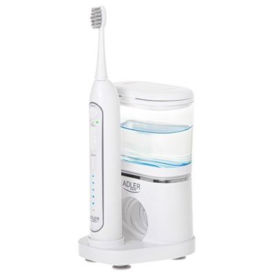 Adler 2-in-1 Schallzahnbürste mit Munddusche
