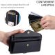 9. Samsung Galaxy A56 5G Leder-Wallet-Case mit Standfunktion und Tragegurten – Schwarz