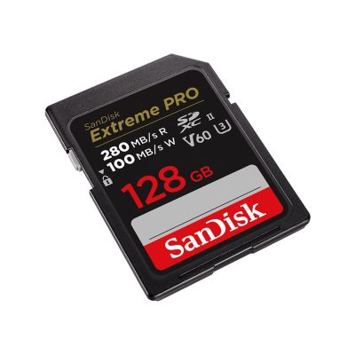 2. SANDISK EXTREME PRO SDXC-KARTE 128 GB 280/100 MB/s V60 UHS-II