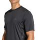 4. adidas Tech Essentials Workout T-Shirt für Herren mit 3 Streifen, schwarz, KQ7485