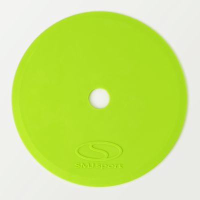 2. Flache Spielfeldmarkierungen - rund 15 cm - 12x grün SMJ Sport ZPO-G