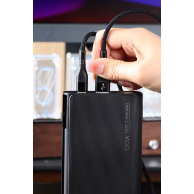 8. VEGER TC130 Powerbank Lithium-Ionen (Li-Ion) 25000 mAh Schwarz