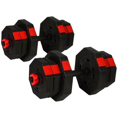3. ENERO FIT VERSTELLBARE TRAININGSHANGELN 2x10KG MIT LANGHANTELFUNKTION