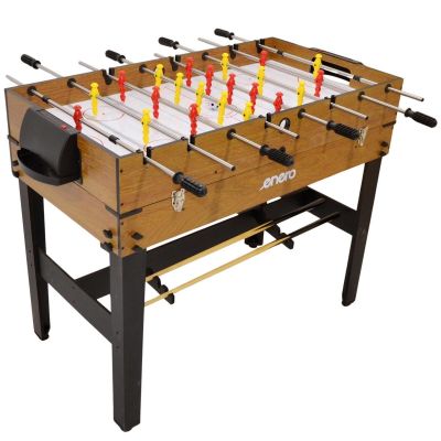 22. 3-in-1-Holztisch für Fußball, Billard und mit Luftanschluss, 121 x 61 x 81 cm