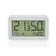10. Nedis ZBSC30WT Digitale Wetterstation, weißes LCD-Display, batteriebetrieben