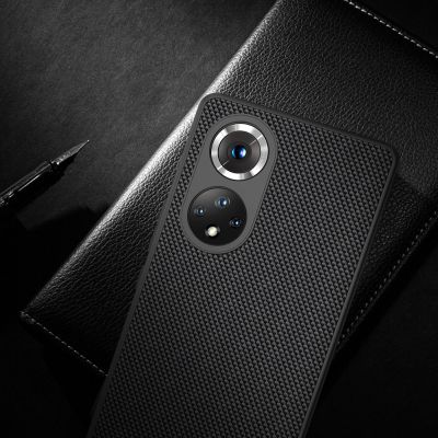 15. Nillkin Textured Case robuste, verstärkte Hülle mit Gelrahmen und Nylonrückseite für Honor 50 Pro schwarz