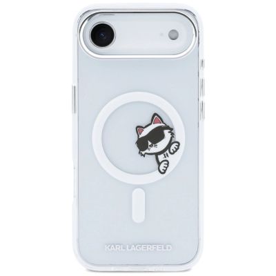 3. Karl Lagerfeld IML Peekaboo MagSafe Hülle für iPhone Air – Transparent