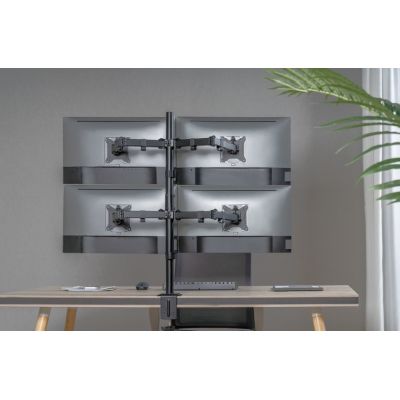 Tischmontage 17"-32"/4TFT 360° H.vert. 9Kg Schwarzlicht