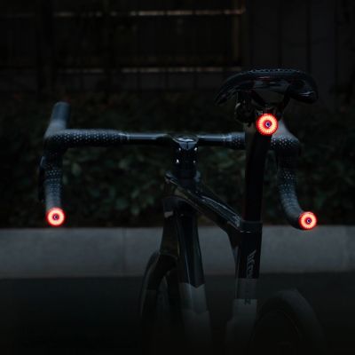 8. Wozinsky WIS-01 Wasserdichte Smart-Rückleuchten, 2 Stück – Schwarz