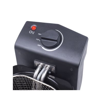 4. Tristar FR-6919 Fritteuse, Einzeln, 2 l, autonom, 800 W, Schwarz, Edelstahl