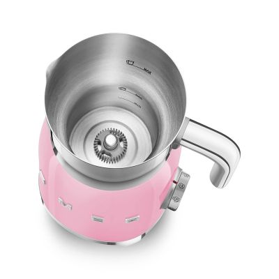 4. Smeg MFF11PKEU Milchkaffeemaschine im Stil der 50er Jahre, Cadillac-Rosa