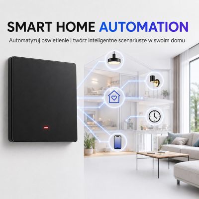 2. QOLTEC LICHT-EIN/AUS-SCHALTER | 1-KANAL | WLAN | TIMER | TUYA | SCHWARZ
