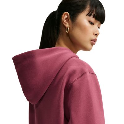 5. Nike Studio Fleece Damen-Sweatshirt, mittelschwer, Pink IM8504 654
