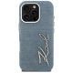 3. Karl Lagerfeld FW Jeans Signature Logo iPhone 16 Pro Hülle - Blau