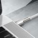 8. Baseus Cafule Metall-Netzteil 100W USB-C – USB-C-Kabel 2 m – Weiß