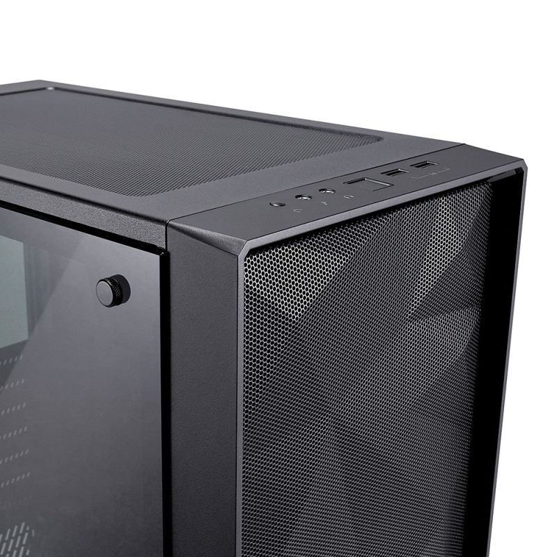 9. Fractal Design Meshify C Midi Tower Schwarz