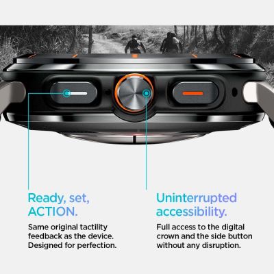 15. Spigen Fit Lite Armband für Galaxy Watch Ultra 47 mm – Schwarz