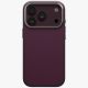 2. Uniq Lyden DS Magclick Ladehülle für iPhone 18 Pro / 17 Pro – Burgunderrot