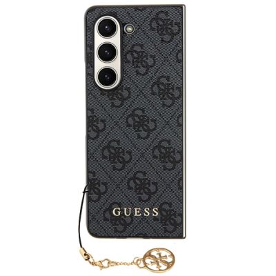 8. Guess GUHCZFD5GF4GGR F946 Z Fold5 grau/graues Hardcase 4G Charms Collection