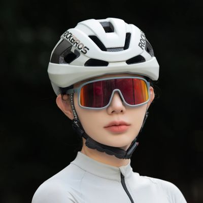 2. Rockbros LK-15 Carbonfaser-Fahrradhelm 58-62 cm - Weiß