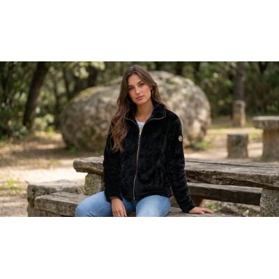 8. Damen-Fleecejacke Geographical Norway TOFURE BLACK DB LADY 0124 (WZ8142F/GN-BLACK)