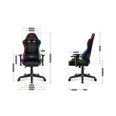 6. Huzaro Ranger 6.0 RGB Mesh Gaming-Stuhl für Kinder