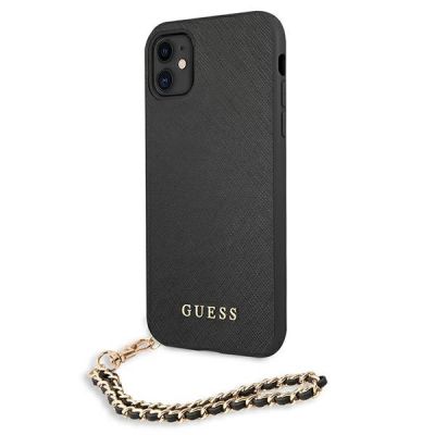 2. Guess Saffiano Chain Case für iPhone 11 6.1" / Xr - Schwarz