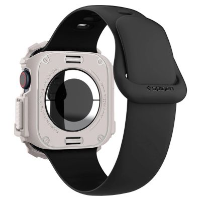 5. Spigen Rugged Armor Armband für Apple Watch 10 46 mm – Beige