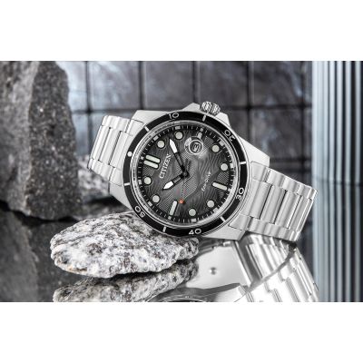6. CITIZEN Marine Sporty Eco-Drive Herrenuhr AW1816-89E + Box
