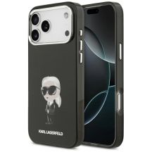 Karl Lagerfeld IML Aquarelle Karl & Logo MagSafe Hülle für iPhone 17 Pro Max - Schwarz
