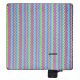15. METEOR PICKNICKDECKE 200x200 cm XXL Zickzack mehrfarbig