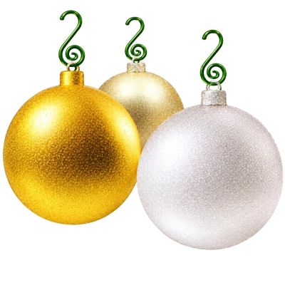 3. METALLHAKEN FÜR CHRISTBAUMKUGELN 40 STÜCK GRÜN