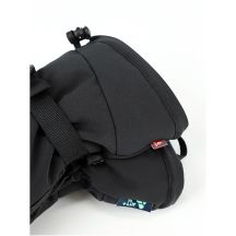 VIKING Norvik Pro Lobster Freeride-Handschuhe für Erwachsene, Schwarz mit Leder, Größe 6