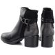 5. Gefütterte Damen-Ankle-Boots mit Blockabsatz, schwarz, Potocki SZ12873