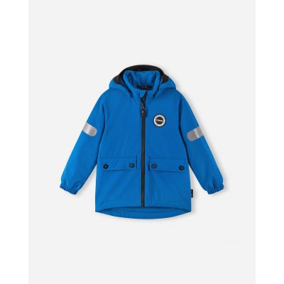 Reima Reimatec Jacket Symppis Kinder-Regenmantel, blau, wasserdicht (5100045B-6590)