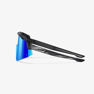 3. SUPACaz ORBITRON Brille, Mattschwarz, MauiBlueLazer