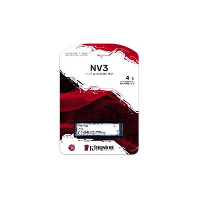 7. Kingston SSD 4000G NV3 M.2 2280 PCIe 4.0 NVMe
