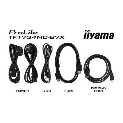 9. iiyama TF1734MC-B7X Computermonitor 43,2 cm (17") 1280 x 1024 px SXGA LED-Touchscreen Schwarz