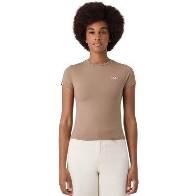 10. Fila Trivero Damen T-Shirt beige FAW1205 70008