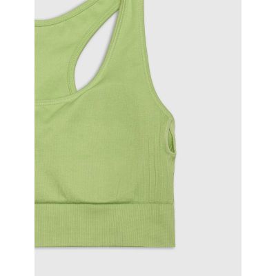 9. Nahtloser Trainings-BH für Damen mit geringer Stützkraft, 4F, 4FRSS25USBAF154-42S