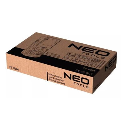 8. Neo Tools Laser-Entfernungsmesser, 60 m Reichweite, IP54