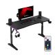 2. Huzaro Hero 3.6 RGB Schwarzer Gaming-Schreibtisch
